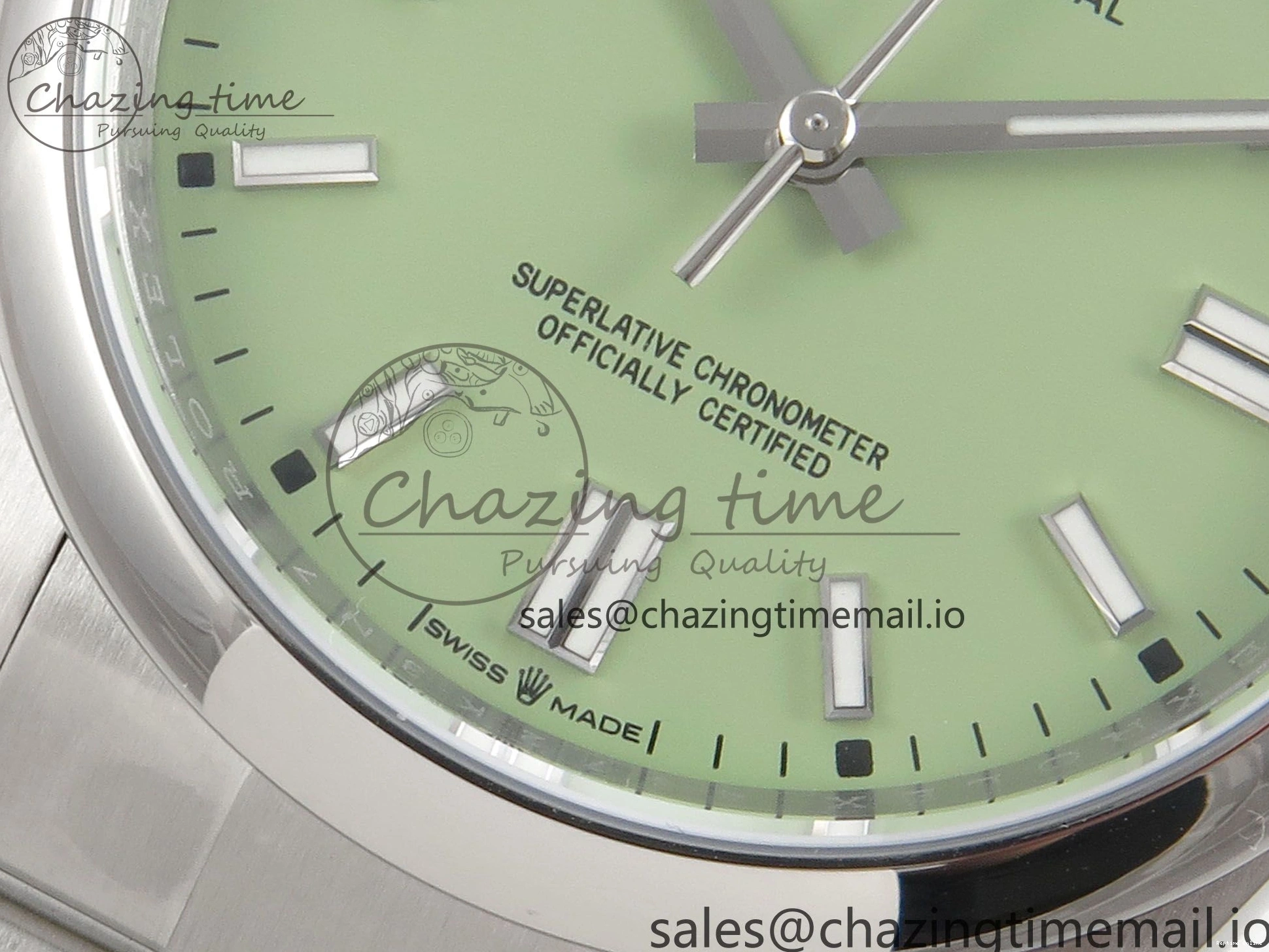 0505 2025 Oyster Perpetual 126000 36mm KRF 1:1 Best Edition 904L Steel Pistachio Green Dial VR WrinkleFree 127